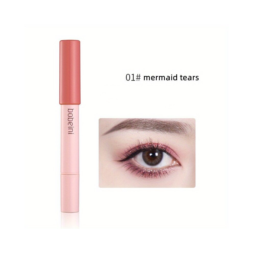 Multicoloured 3 Colors Eyeshadow Highlighter Pen Multifunctional Eyeshadow Pen Eyelid Under Crease Contouring Pen Waterproof And Smudge Proof Eye Makeup Pen