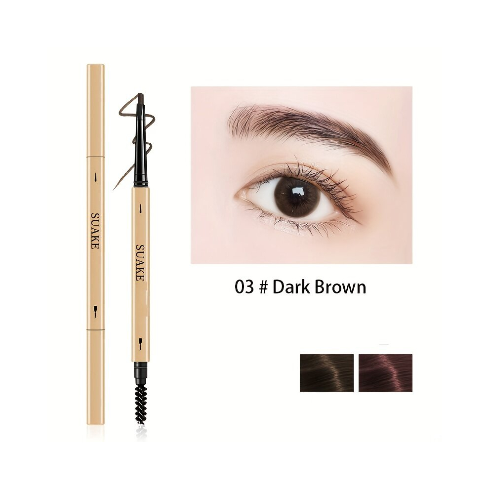 Multicoloured Small Golden Stick Eyebrow Pencil Extremely Slim Waterproof Sweat Proof Long Lasting Smudge Proof Colorfast With Ultra Slim Head Natural Looking