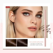 Eyebrow Pencil Waterproof Eyebrow Pen With Brush Long Lasting Makeup Cosmetics Light Brown Dark Brown Grey For All Skin Type