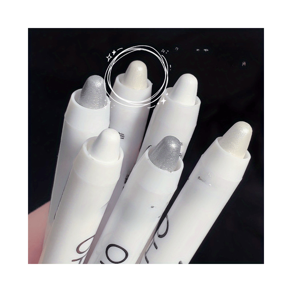 Multicoloured Matte Shimmer Highlighter Pen For Brightening And Covering Dark Circles Waterproof Eyeshadow Stick