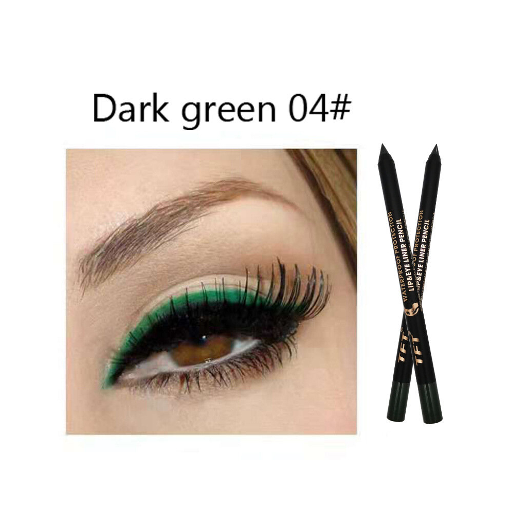 Multicoloured 14 Colors Eyeshadow Eyeliner&Lip Liner 5 08 Cm 1 Metallic Glossy Smoky Lip&Eyeliner Long Lasting Professional Eye Makeup Eyeliner Waterproof Eyeliner
