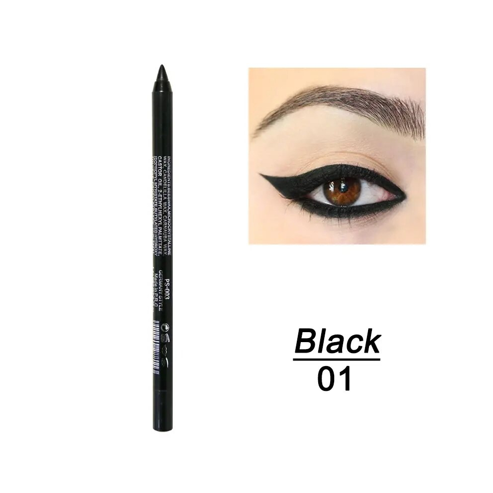 Multicoloured Multicolor Eyeshadow Eyeliner Pen Metallic Glossy Smoky Eyeliner Long Lasting Professional Waterproof Eyeliner Pen Eye Cosmetics Makeup Tool