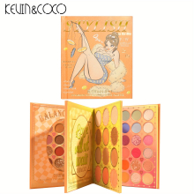 High Pigmented 72 Eyeshadow Palette With Blush And Contouring All in One Makeup Kit For Eyes And Face