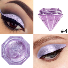 6 Glitter Liquid Eyeshadow Diamond Metallic Pearly Sparkling Colorful Eyeshadow Cream Long Lasting Waterproof High Pigmented Eye Makeup Tool