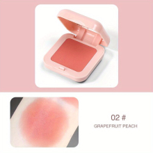 Highlight and Glow with Nude Makeup Blush Radiant and Vibrant Honey Peach Shimmer and Pearly Rendering Waterproof Rouge