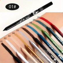 10 Eyeliner Pen Long lasting Concealer Waterproof Sweat Proof Smudge Proof Eyeliner Lip Liner Pen