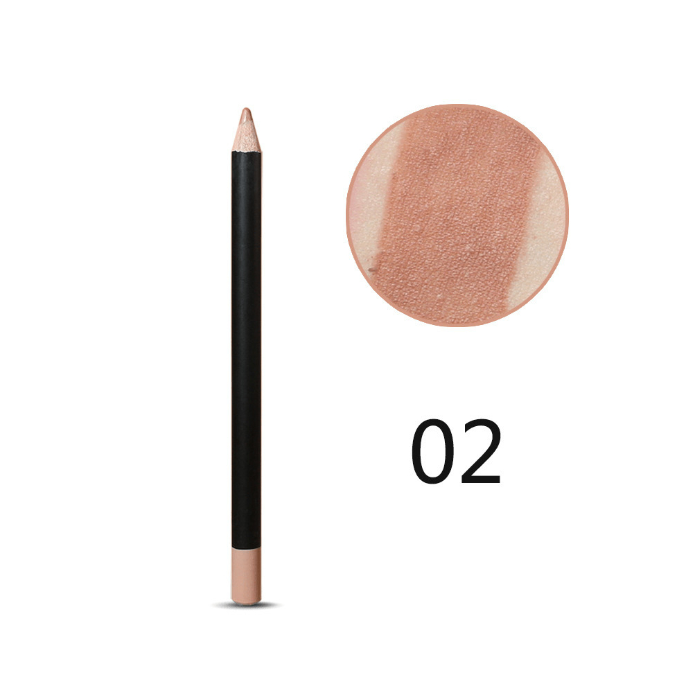 Long Lasting Matte Lip Liner Pencil in 18 Colors High Pigmented and Smudge Proof