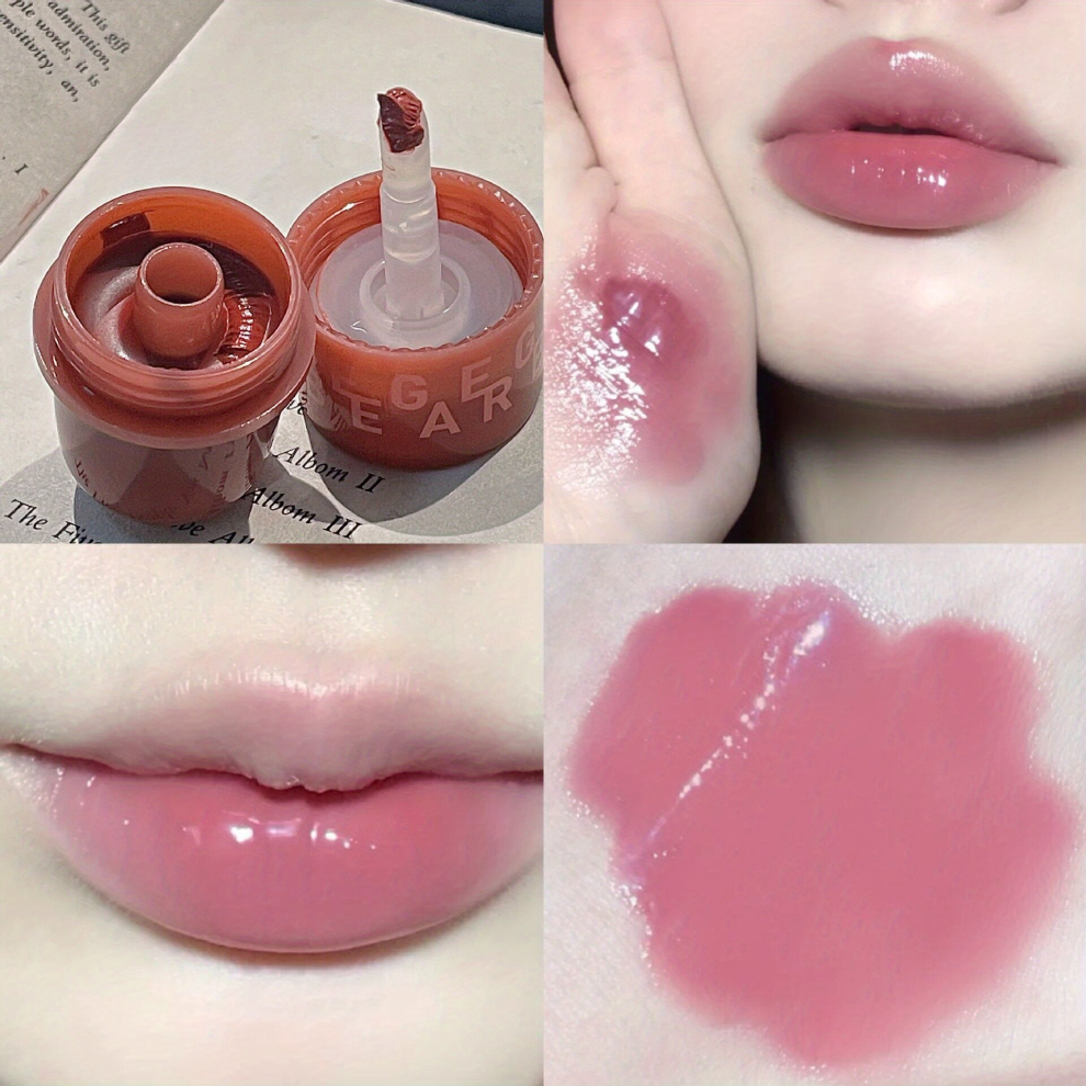 6 colors Hydrating Lipstick with Watery Mirror Glow and Long Lasting Plumping Effect