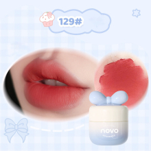 4 Colors Mousse Matte Lip Mud Velvet Lipstick Lip Gloss Long Lasting Lip Clay Lip Glaze Women Lip Cheek Makeup