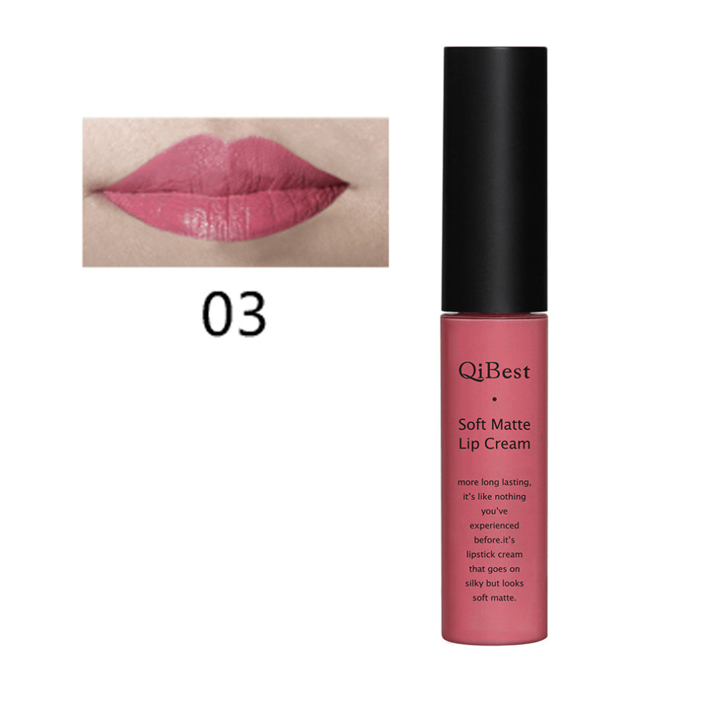 13 Lip Gloss Soft Matte Velvet Finish Long Lasting Rendering Waterproof Hydrating Liquid Lipstick Suitable For Various Occasions
