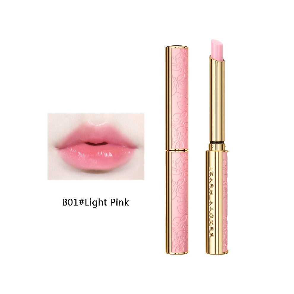 Multicoloured Hydrating Peach Lip Balm Pink Nude Tone Temperature Changing Lipstick For Women