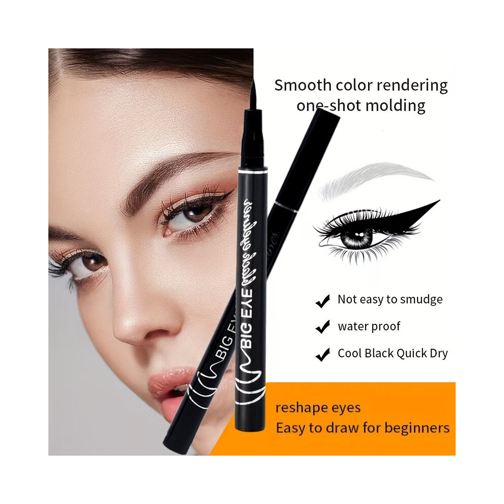 Multicoloured Waterproof Liquid Eyeliner Pen Smudge Proof Fast Drying Sweatproof Rich Liquid Eyeliner Pen