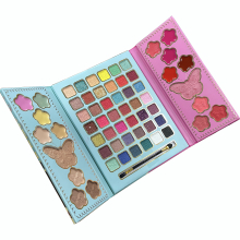 60 Colors Eyeshadow Palette Concealer Lip Tint Blush Makeup Palette Pearly Shimmer Matte Finish Multipurpose Makeup Palette Anime Sunflower Girl Packi
