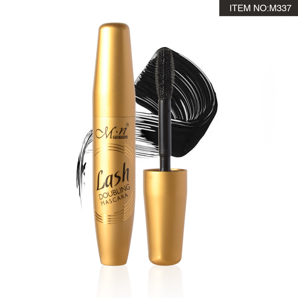 Black Lengthening Mascara Waterproof Long Lasting Eyelash Extension Makeup 4D Mascara With Silicone Brush Head Dense And Slender Effect Long Lasting Curling