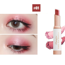Gradient 2 Eyeshadow Stick Contrasting Pearly Eyeshadow Contouring Pen Matte & Glitter Eye Makeup Tool