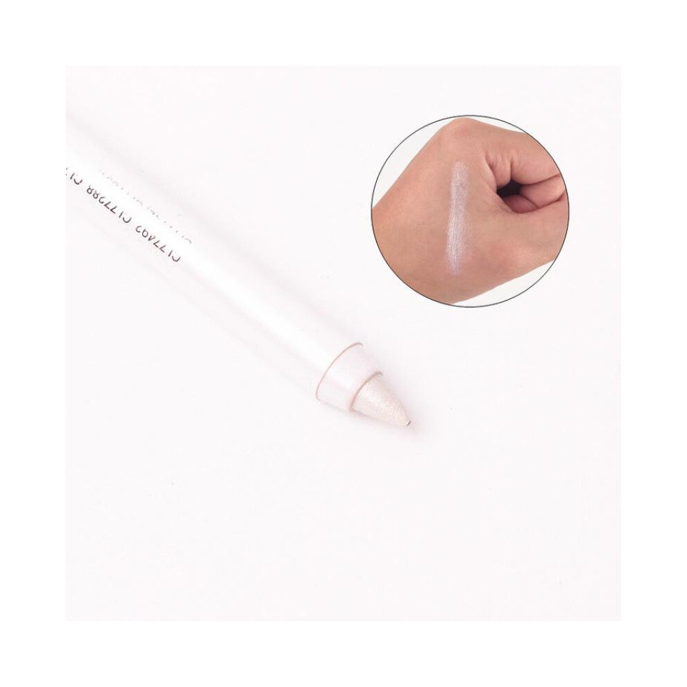 Multicoloured 6 Colors Long Lasting Waterproof Metallic Smoky Eyeliner Pencil For Eye Makeup