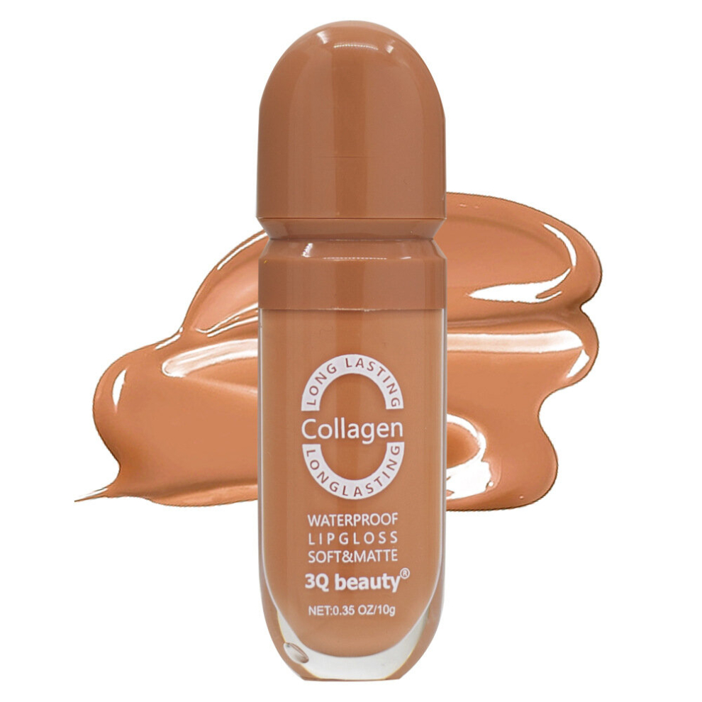 6 Colors Nude Lip Gloss Non stick Cup Lip Glaze Dark Non fading Lipstick Dark