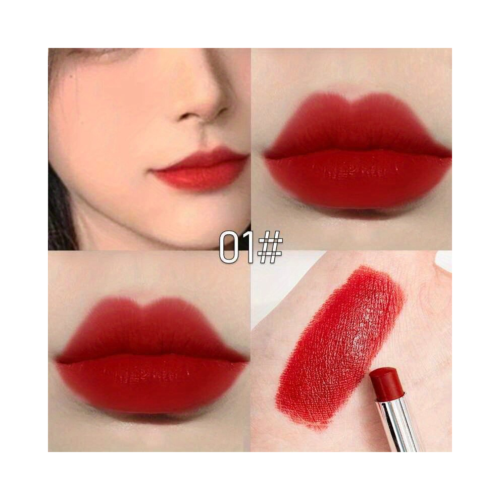 Matte Nude Red Lipstick Pen Matte Velvet Lip Liner Pencil Waterproof Long Lasting Natural Lip Tint Cosmetic