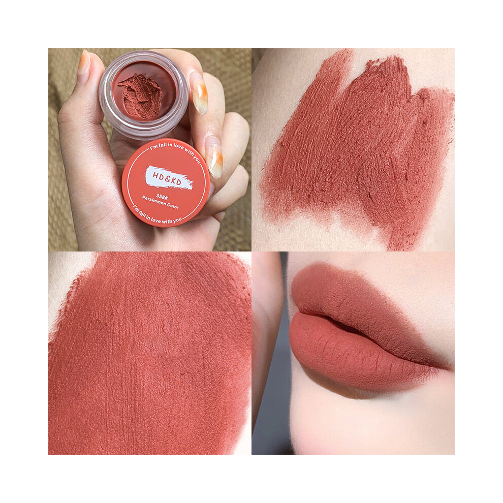 1 Pc Canned Jelly Lip Mousse Matte Mist Velvet Brightening Lip Glaze Non stick Cup Creamy Texture Lip Tint-image-OPC-PCMTFTF-NEW