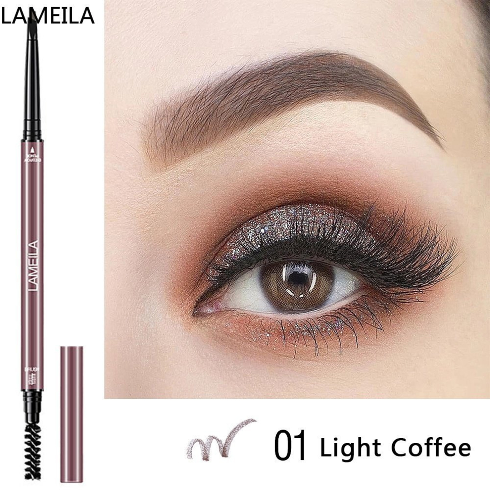 Waterproof Eyebrow Pencil Ultra Fine Mechanical Pencil Draws Tiny Brow Hairs And Fills In Sparse Areas And Gaps Brow Makeup Stylist