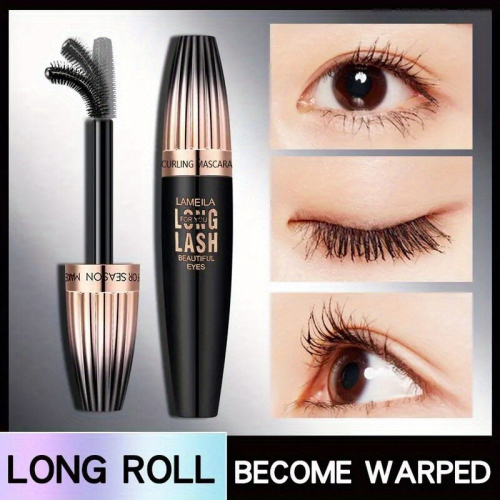 Waterproof 4D Mascara Thick Lengthening Smudge Proof Magic Volumizing Long Lasting Look