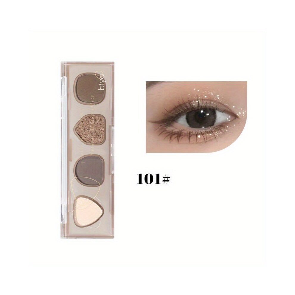Wasteland Style Eyeshadow Palette 4 Colors of Shimmering Matte Finish Eyeshadow for a Stunning Look