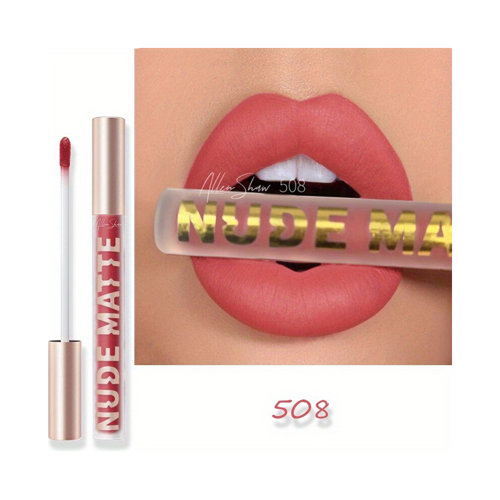 Multicoloured Rich Lip Glaze Matte & Satin Texture Smudge Proof Long Lasting & Hydrating Lipstick