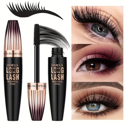 Waterproof 4D Mascara Thick Lengthening Smudge Proof Magic Volumizing Long Lasting Look 1