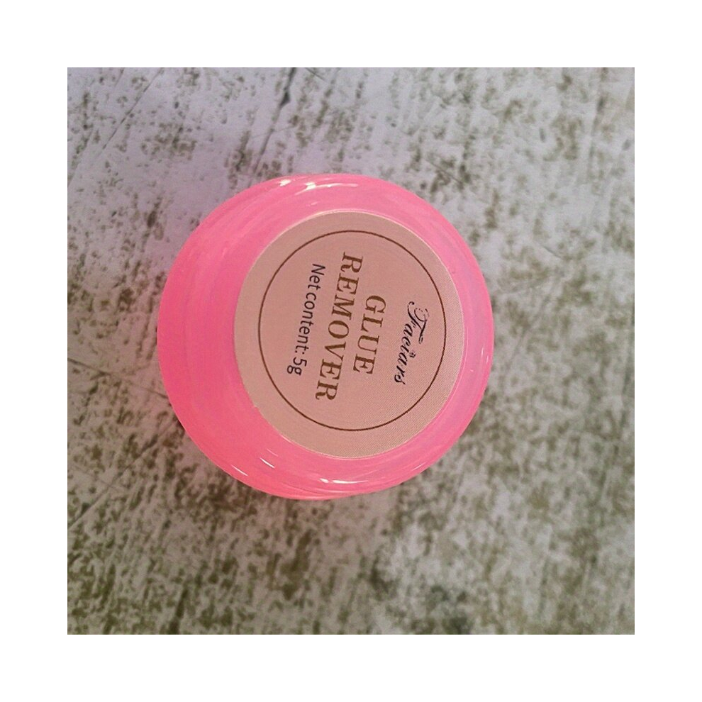 Eyelashes Glue Remover Cream 5G Fruit Flavor Lash Adhesive Low Irritation Makeup Remover Balm 885676124386