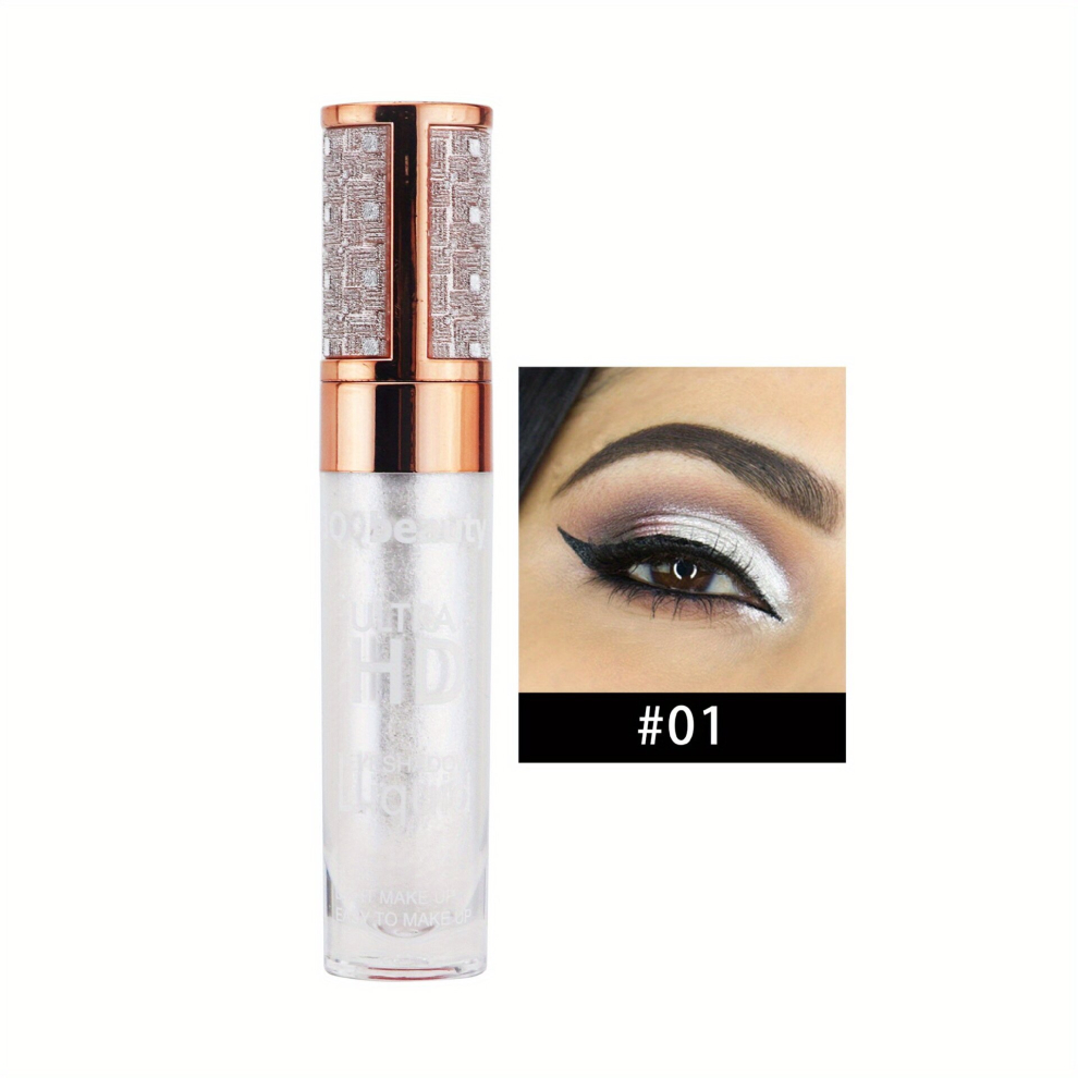 12 Liquid Eyeshadow Stick Pearly Highlighter Sparkle Eyeshadow Liquid Brightening Smoked Makeup Style