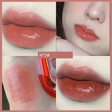 6 Sexy Lipstick Set with Plump Lip Gloss Long lasting High Colorful Rendering Waterproof Lip Gloss for Ladies Makeup