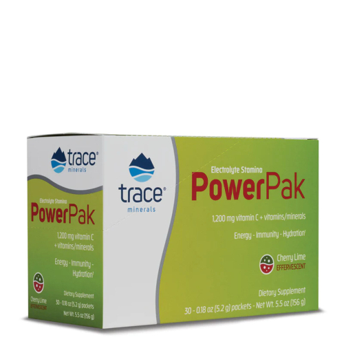 Trace Minerals Æ, Electrolyte Stamina PowerPak, Cherry Lime, 30 Πακέτα, 0.18 oz (5.2 g) Κάθε
