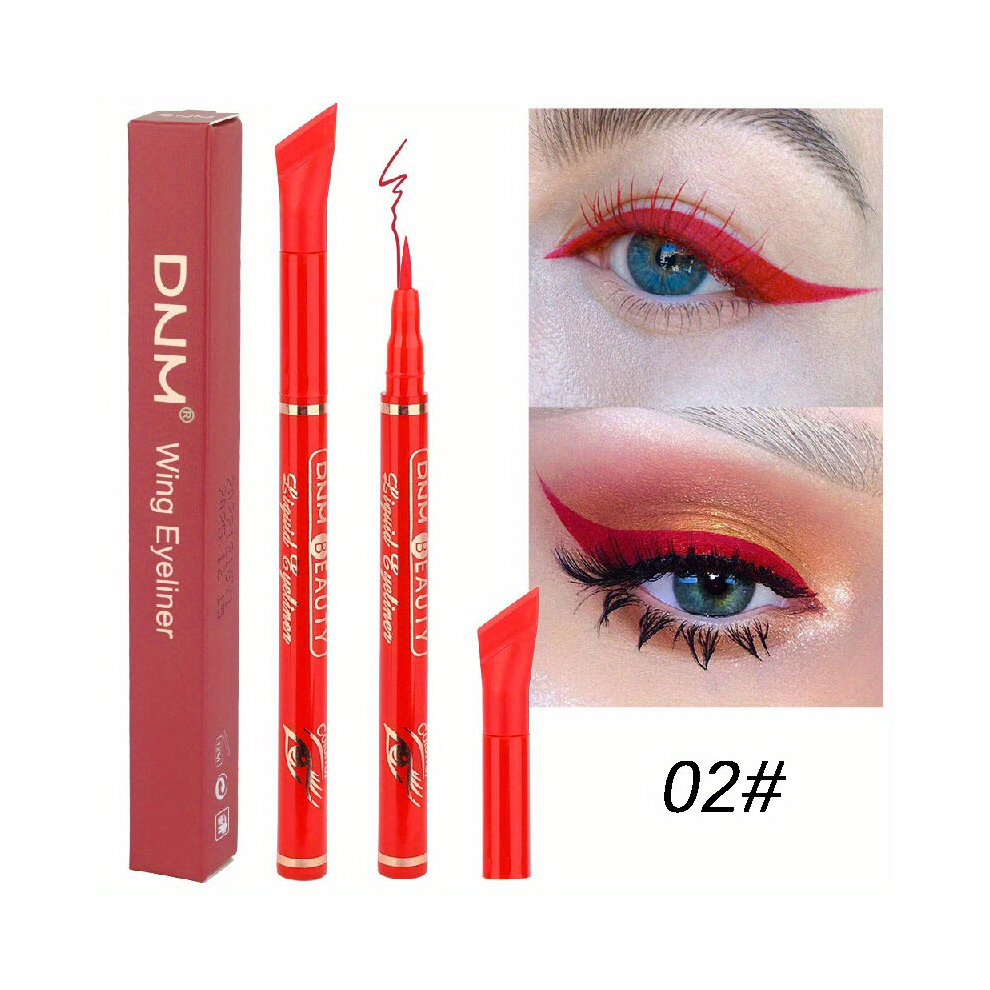 Multicoloured 12 Colors Smudge Proof Matte Eyeliner Pencil Fast Drying Liquid Eyeliner Pen For Festivals And Special Occasions
