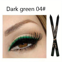 14 Colors Eyeshadow Eyeliner&Lip Liner 2 In 1 Metallic Glossy Smoky Lip&Eyeliner Long Lasting Professional Eye Makeup Eyeliner Waterproof Eyeliner Pen