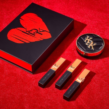 Makeup Set 3pcs Lipstick 1pc Cushion Cream Natural Skin Fitting Matte Finish Makeup Set Birthday Anniversary Cosmetics Set