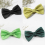 1PC Mens Casual Solid Small Checkered All match Childrens Bow Tie 2