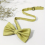 1PC Mens Casual Solid Small Checkered All match Childrens Bow Tie 3