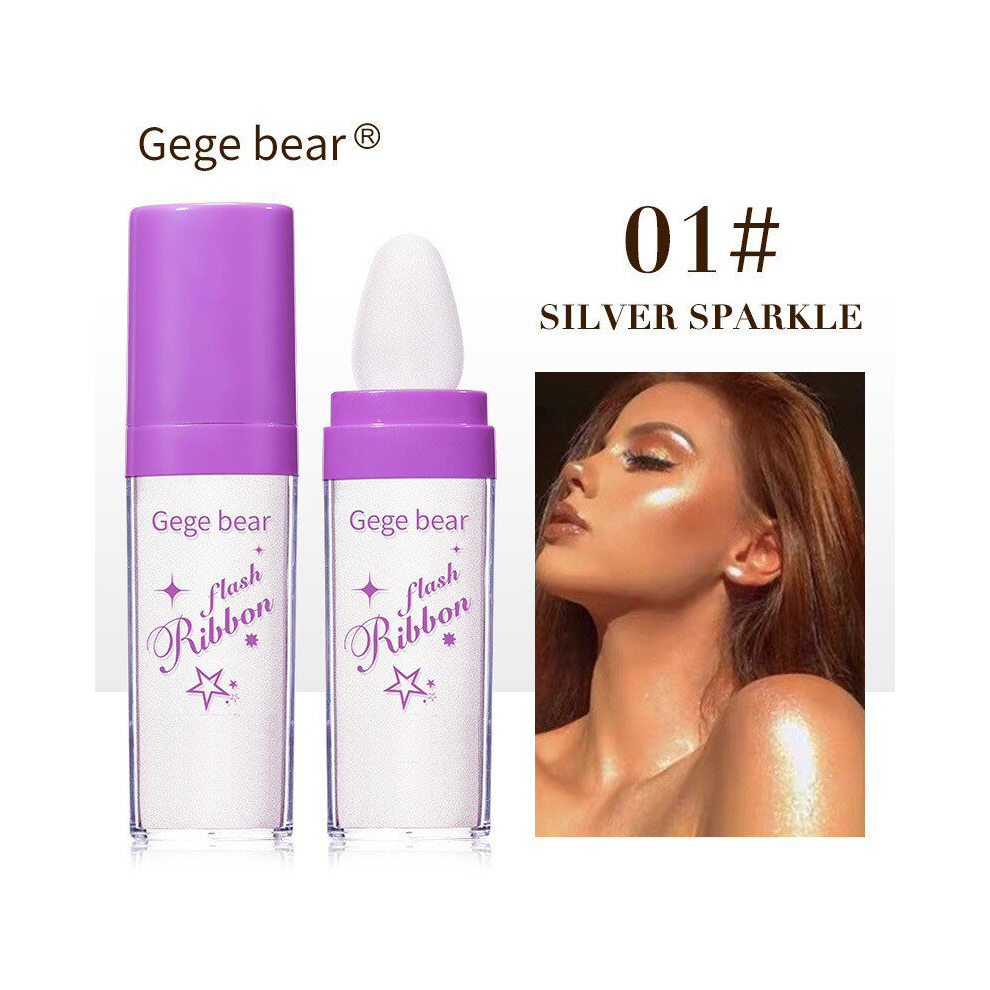 Face Blusher Patting Powder Stick Body Brightens Natural Three dimensional Fairy Highlighter For Hair Face Body Glow