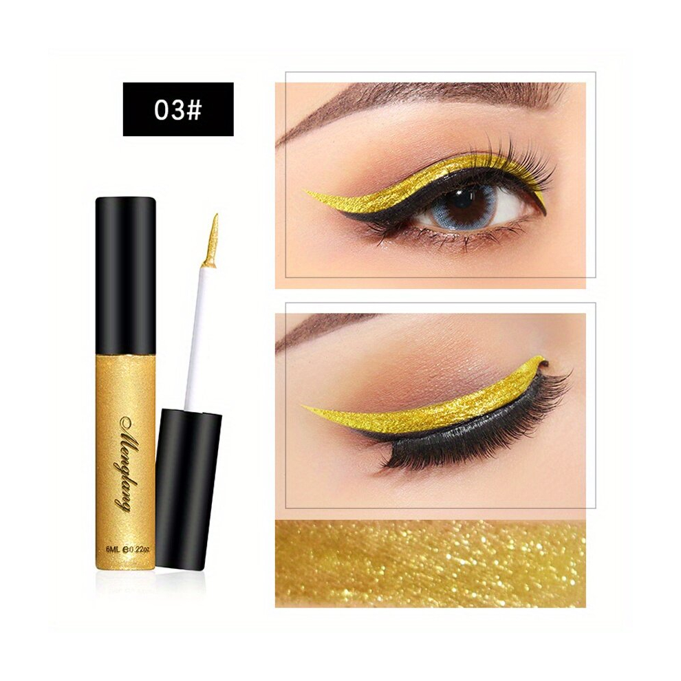 Multicoloured Chameleon Highlighter Stick Brightening Liquid Eyeliner Pen Magic Diamond Sparkle Liquid Eyeshadow Pen