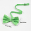 1PC Mens Casual Solid Small Checkered All match Childrens Bow Tie 6