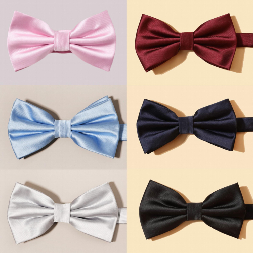 1PC Solid Performance Versatile Boys Bow Tie 1