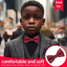 Boys Bow Tie Decorative Accessories For Graduation Ceremony Dinner Show Performance Friends