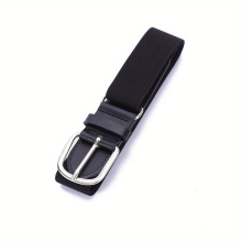 Childrens Woven Elastic Waistband Metal Buckle