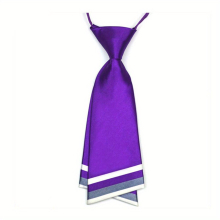 Classic Pre Tie Adjustable Stripe Ties For Boys Students Teenager