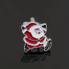 1pc Boys Christmas Santa Claus Cufflinks Cuff Nails