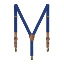 Kids Retro Y Shape Solid Suspenders Adjustable