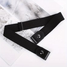 1pc Childrens Elastic Stretch Belts Unisex Comfortable Adjustable Invisible Belts For Jeans Pants