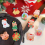 11pcs Christmas Rabbit Bear Brooch For Backpack Clothes Hat For Boys 5