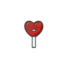 Heart Shaped Enamel Pin for Boys Perfect for Clothes and Backpacks