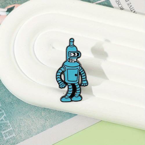 Robot Brooch Robot Emotion Management Pin For Boys